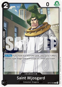 Saint Mjosgard OP13-092 Common Carrying On His Will One Piece Near Mint