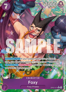 Foxy (071) (Parallel) OP07-071 Rare 500 Years in the Future One Piece Foil NM