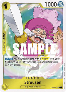 Streusen OP03-115 Rare Pillars of Strength One Piece Near Mint