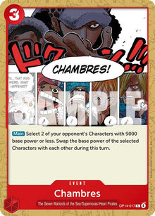 Chambres OP14-017 Common The Azure Sea's Seven One Piece Near Mint