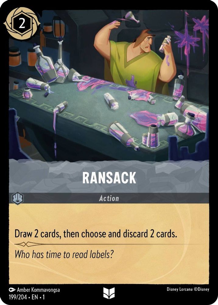 Ransack 199/204 Uncommon The First Chapter Lorcana Near Mint