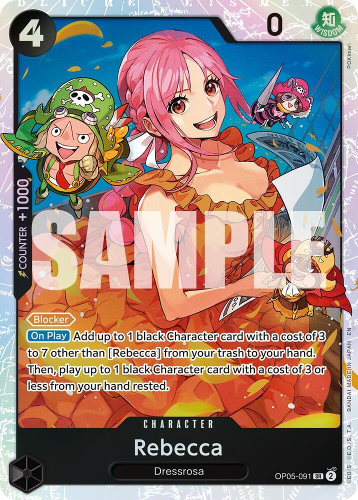 Rebecca (Reprint) OP05-091 Premium Booster -The Best- Vol. 2 One Piece Foil NM