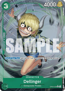 Dellinger (Full Art) OP04-029 Premium Booster -The Best- One Piece Foil NM