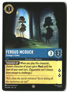 Fergus McDuck - Scrooge's Father 144/204 Common Whispers in the Well Lorcana LP
