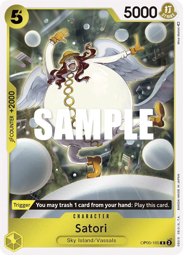 Satori OP05-105 Rare Awakening of the New Era One Piece Foil Near Mint