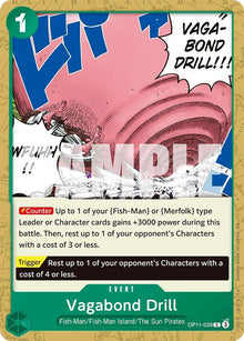 Vagabond Drill OP11-039 Common A Fist of Divine Speed One Piece Near Mint