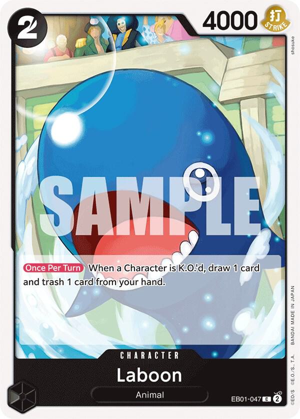Laboon (047) EB01-047 Common Extra Booster: Memorial Collection One Piece NM