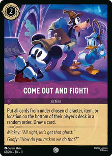 Come Out and Fight! 62/204 Common Winterspell Lorcana Near Mint