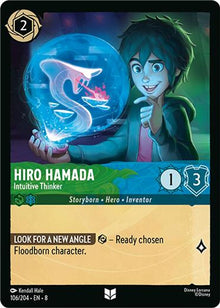 Hiro Hamada - Intuitive Thinker 106/204 Uncommon Reign of Jafar Lorcana NM
