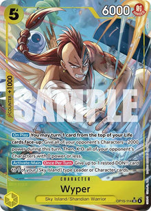 Wyper (Alternate Art) OP15-114 Adventure on Kami's Island One Piece Foil NM