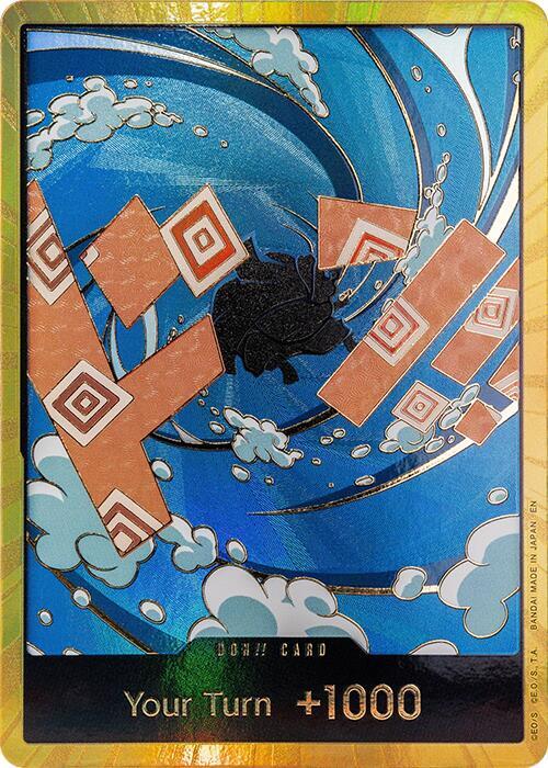 DON!! Card (Jinbe) (Gold) Premium Booster -The Best- Vol. 2 One Piece Foil NM