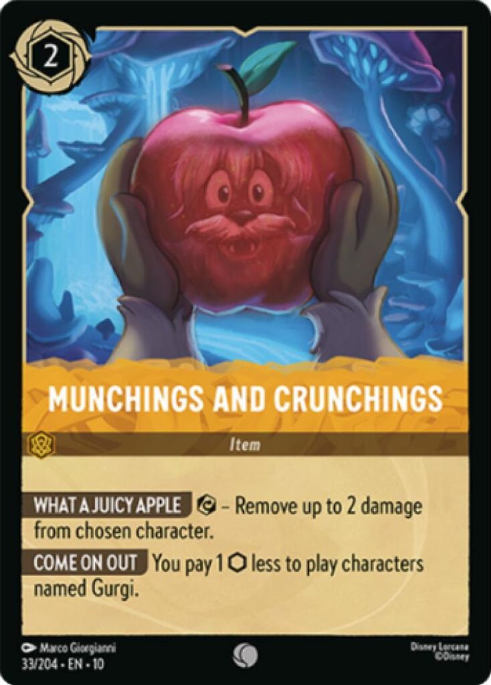 Munchings and Crunchings 33/204 Common Whispers in the Well Lorcana Near Mint