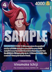 Vinsmoke Ichiji (Full Art) OP06-060 Premium Booster -The Best- One Piece Foil NM