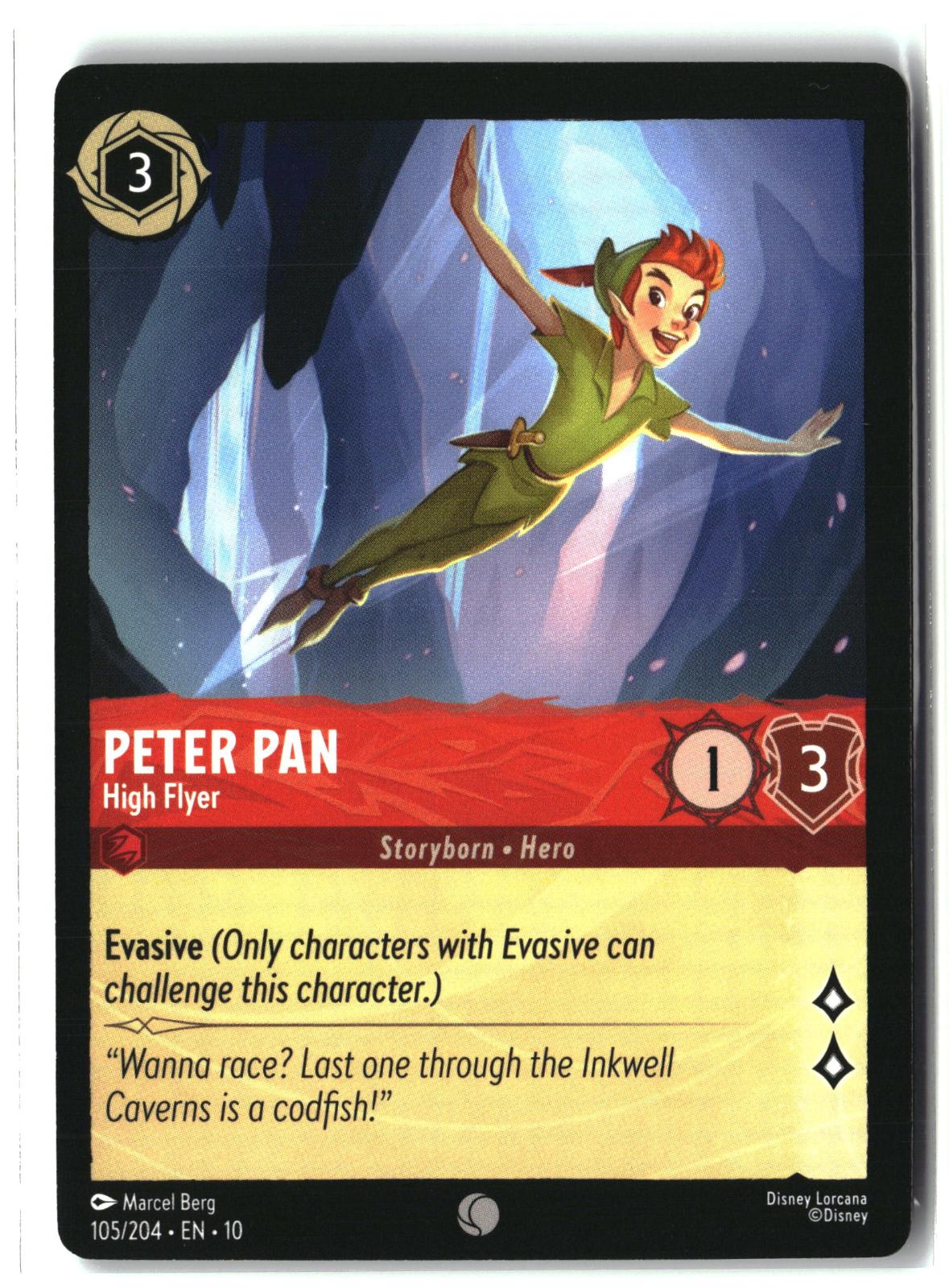 Peter Pan - High Flyer 105/204 Common Whispers in the Well Lorcana LP