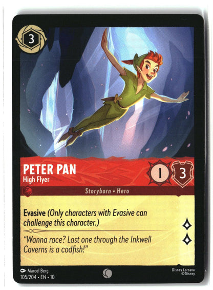 Peter Pan - High Flyer 105/204 Common Whispers in the Well Lorcana LP
