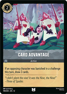 Card Advantage 198/204 Uncommon Wilds Unknown Lorcana Near Mint