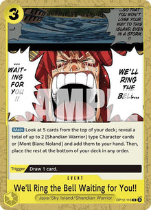 We'll Ring the Bell Waiting for You!! OP12-116 Legacy of the Master One Piece NM