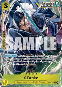 X.Drake (Alternate Art) OP10-114 Premium Booster -The Best- Vol. 2 One Piece Foil NM