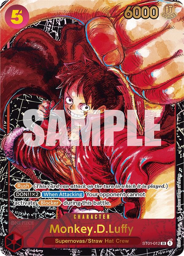 Monkey.D.Luffy (012) (Alternate Art) ST01-012 Awakening of the New Era One Piece Foil NM