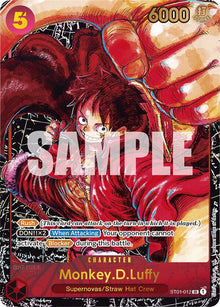 Monkey.D.Luffy (012) (Alternate Art) ST01-012 Awakening of the New Era One Piece Foil NM