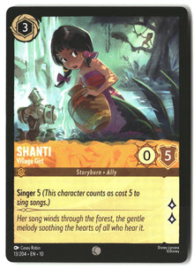 Shanti - Village Girl 13/204 Common Whispers in the Well Lorcana Lightly Played