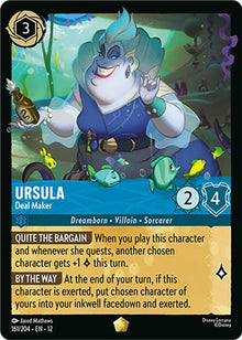 Ursula - Deal Maker 161/204 Legendary Wilds Unknown Lorcana Near Mint