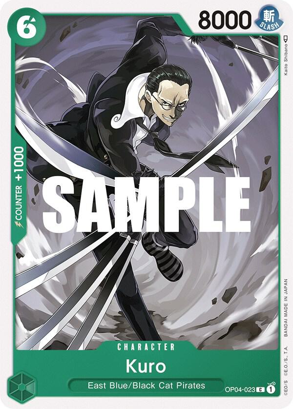 Kuro OP04-023 Common Kingdoms of Intrigue One Piece Near Mint