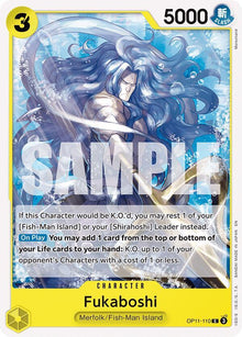 Fukaboshi OP11-110 Common A Fist of Divine Speed One Piece Near Mint