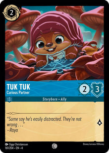 Tuk Tuk - Curious Partner 161/204 Common Ursula's Return Lorcana Near Mint
