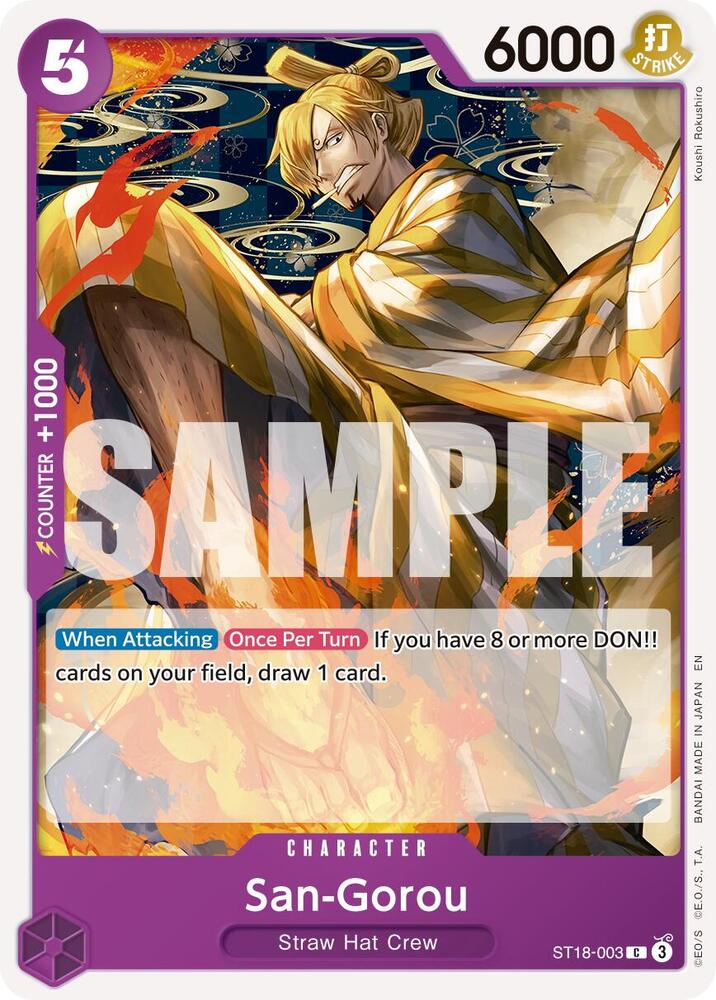 San-Gorou (Reprint) ST18-003 Premium Booster -The Best- Vol. 2 One Piece NM