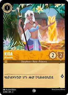 Kida - Atlantean 6/204 Common Into the Inklands Lorcana Near Mint