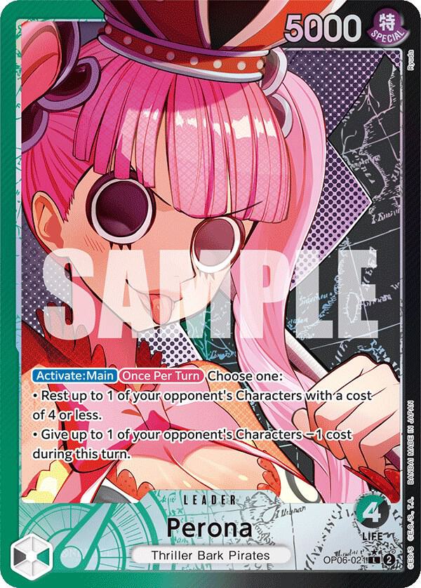 Perona (021) (Alternate Art) OP06-021 Wings of the Captain One Piece Foil NM