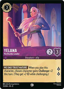 Yelana - Northuldra Leader 55/204 Common Reign of Jafar Lorcana Near Mint