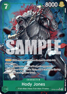 Hody Jones (Alternate Art) OP06-035 Premium Booster -The Best- One Piece Foil NM