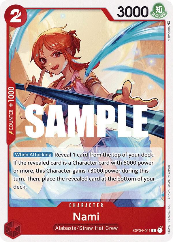 Nami OP04-011 Common Kingdoms of Intrigue One Piece Near Mint
