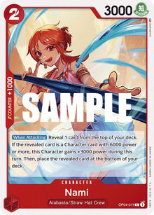 Nami OP04-011 Common Kingdoms of Intrigue One Piece Near Mint