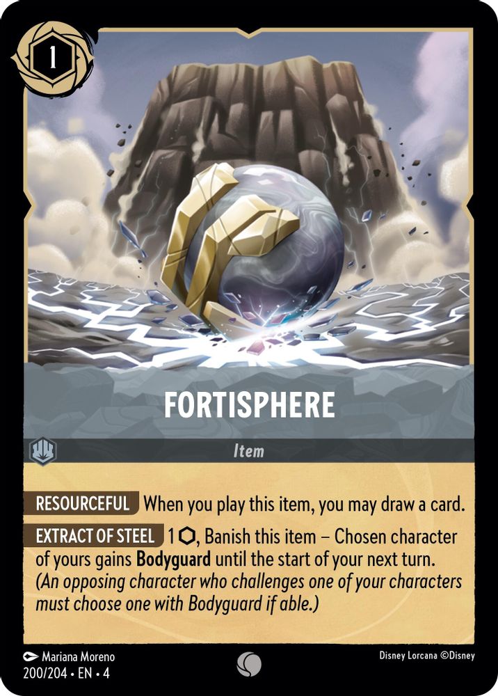 Fortisphere 200/204 Common Ursula's Return Lorcana Near Mint