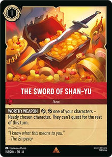 The Sword of Shan Yu 152/204 Rare Reign of Jafar Lorcana Near Mint