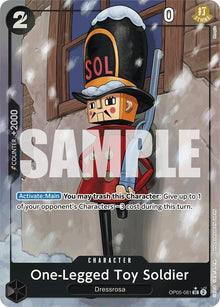 One-Legged Toy Soldier (Full Art) OP05-081 Premium Booster -The Best- One Piece Foil NM