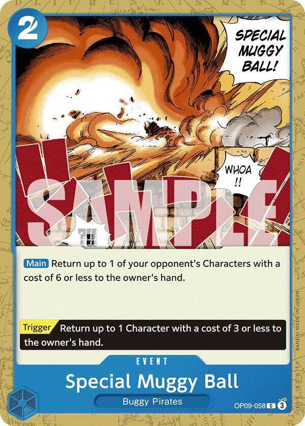 Special Muggy Ball OP09-058 Common Emperors in the New World One Piece Near Mint