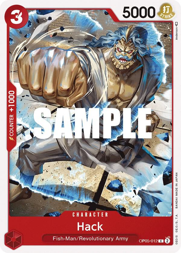 Hack OP05-012 Common Awakening of the New Era One Piece Near Mint