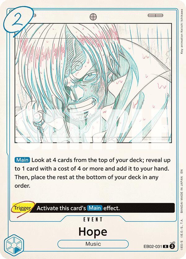 Hope EB02-031 Rare Extra Booster: Anime 25th Collection One Piece Foil Near Mint