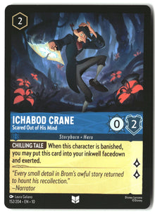 Ichabod Crane - Scared Out of His Mind 152/204 Whispers in the Well Lorcana LP