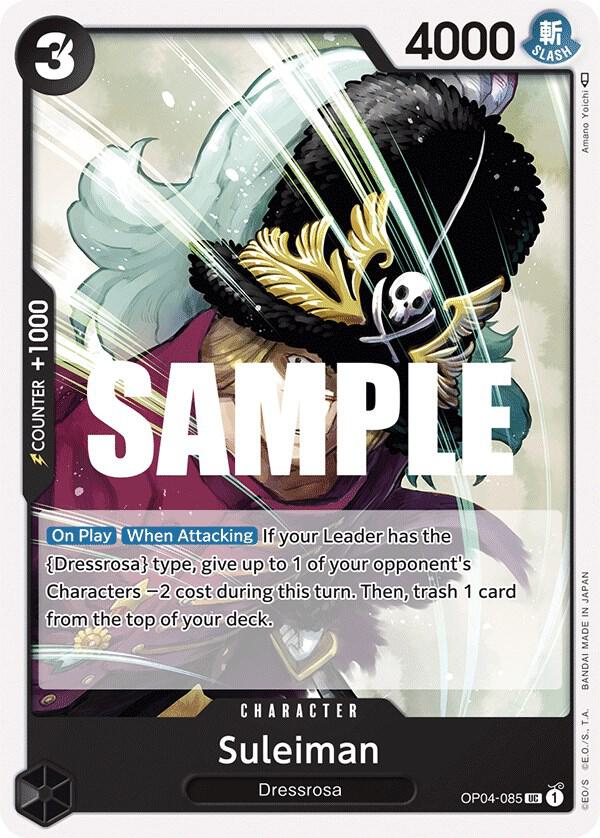 Suleiman OP04-085 Uncommon Kingdoms of Intrigue One Piece Near Mint