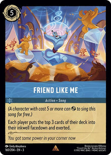 Friend Like Me 160/204 Rare Into the Inklands Lorcana Near Mint