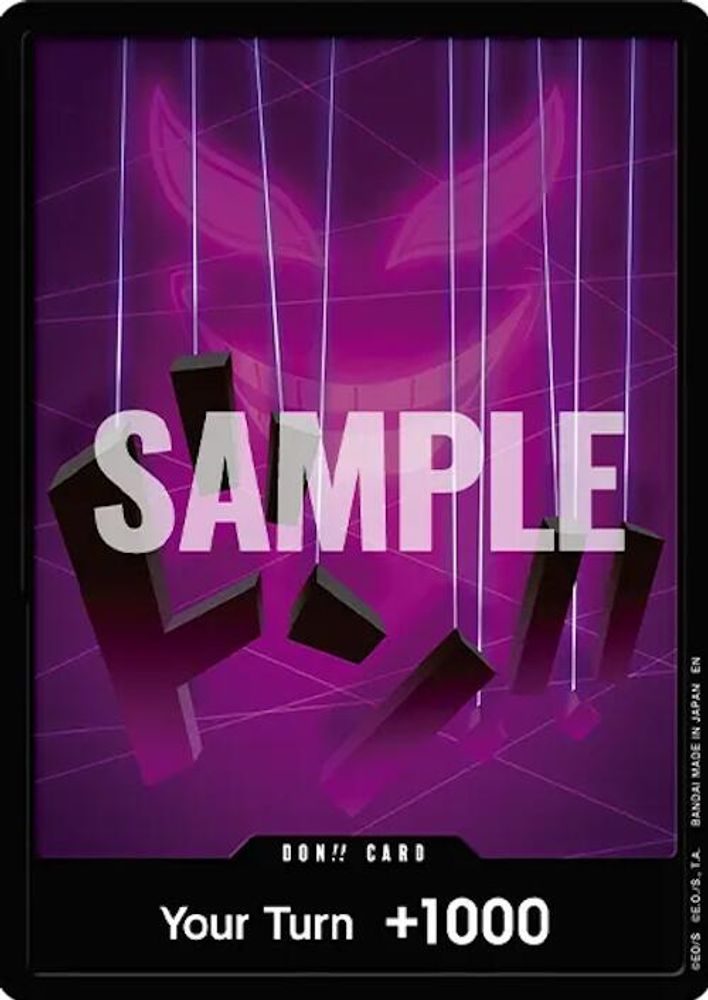 DON!! Card (Donquixote Doflamingo) (Double Pack Set Vol. 9) The Azure Sea's Seven One Piece Foil NM