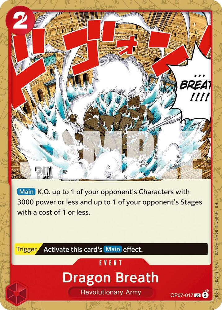 Dragon Breath (Reprint) OP07-017 Premium Booster -The Best- Vol. 2 One Piece NM
