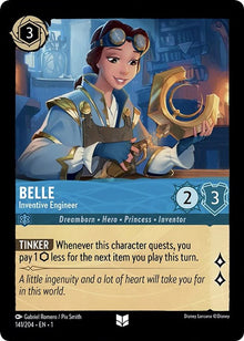 Belle - Inventive Engineer 141/204 Uncommon The First Chapter Lorcana Near Mint