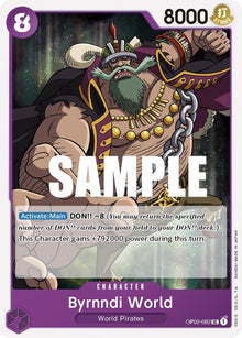 Byrnndi World OP02-082 Uncommon Paramount War One Piece Near Mint