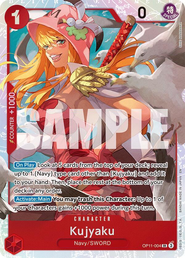 Kujyaku OP11-004 Super Rare A Fist of Divine Speed One Piece Foil Near Mint